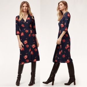 Babaton Theo Wrap Dress | NEVER WORN | Size L